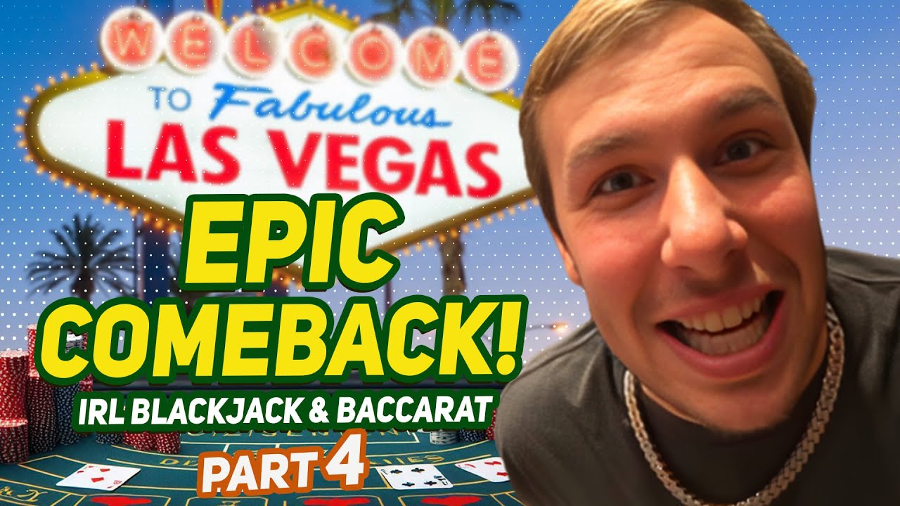 PART 4 : Xposed $50,000 IRL Blackjack & Baccarat at Vegas! He's On Fire!
