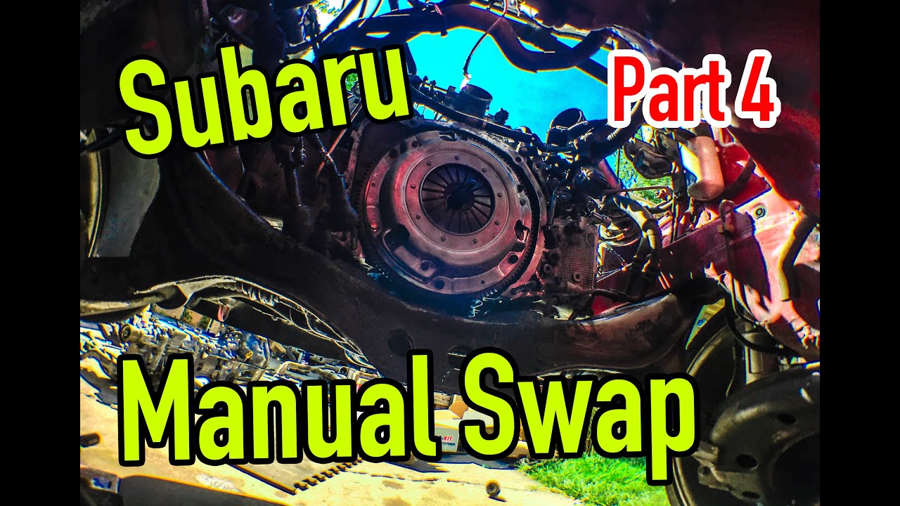 Subaru Manual Swap - Part 4: Manual trans install  - Dirtcheapdaily : Ep.26