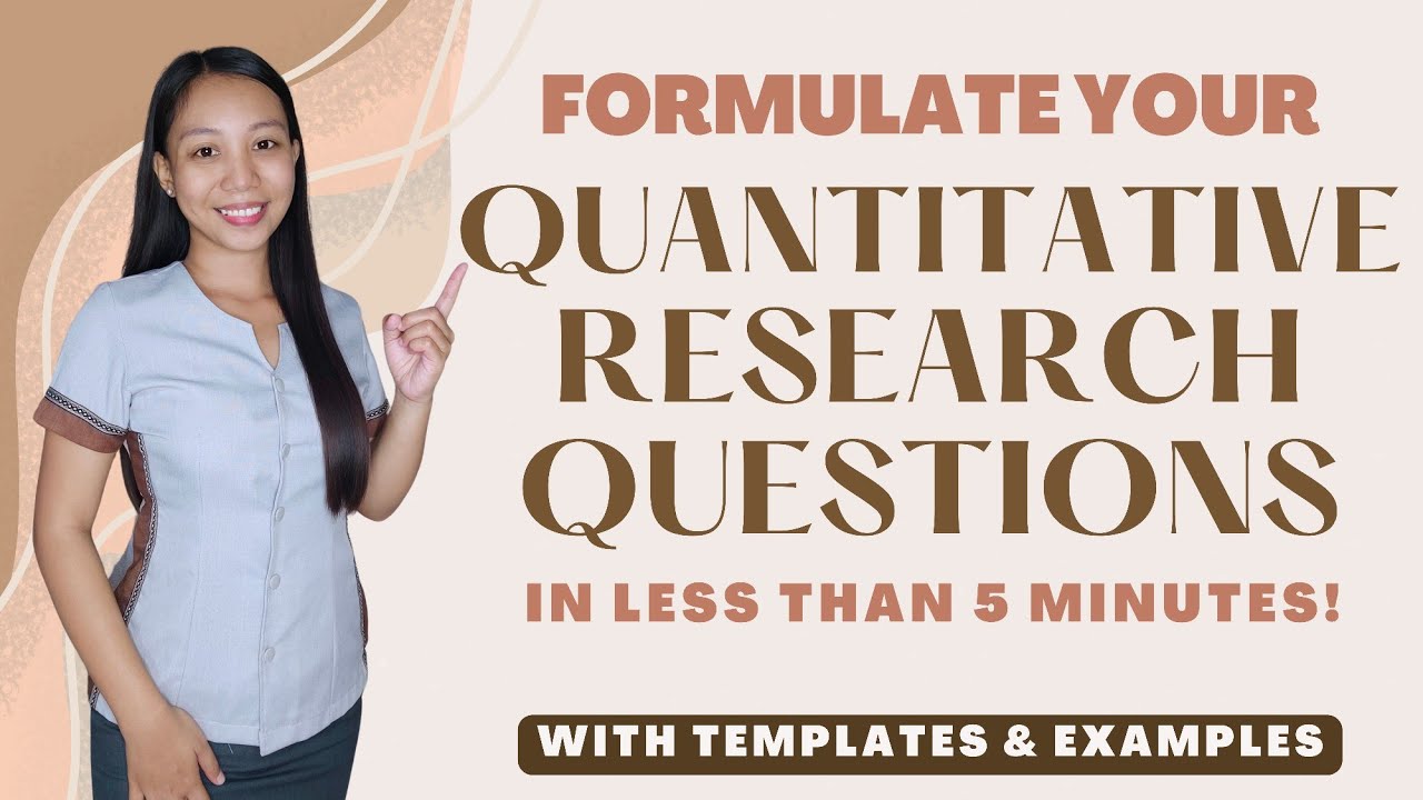 RESEARCH QUESTIONS | Quantitative Research | Writing the Research Paper | Practical Research 2
