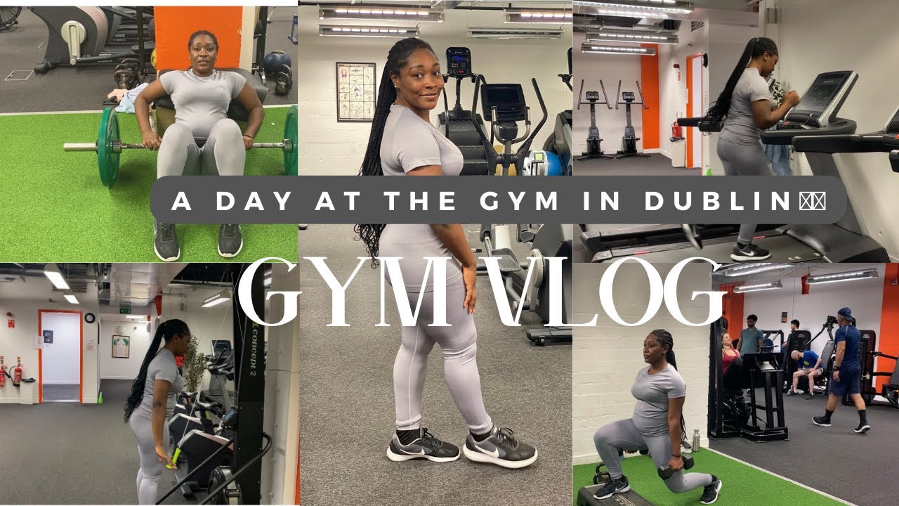 A DAY AT THE GYM 🏋️&zwj;♀️NICE GYM CENTER IN DUBLIN 🇮🇪 #gymvlog #dublin #ireland #fitness #excercise