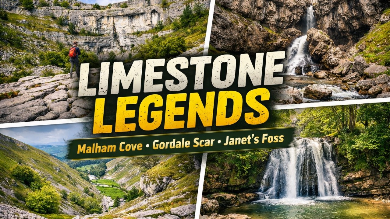 Limestone Legends – Malham Cove, Gordale Scar & Janet’s Foss Circular Walk