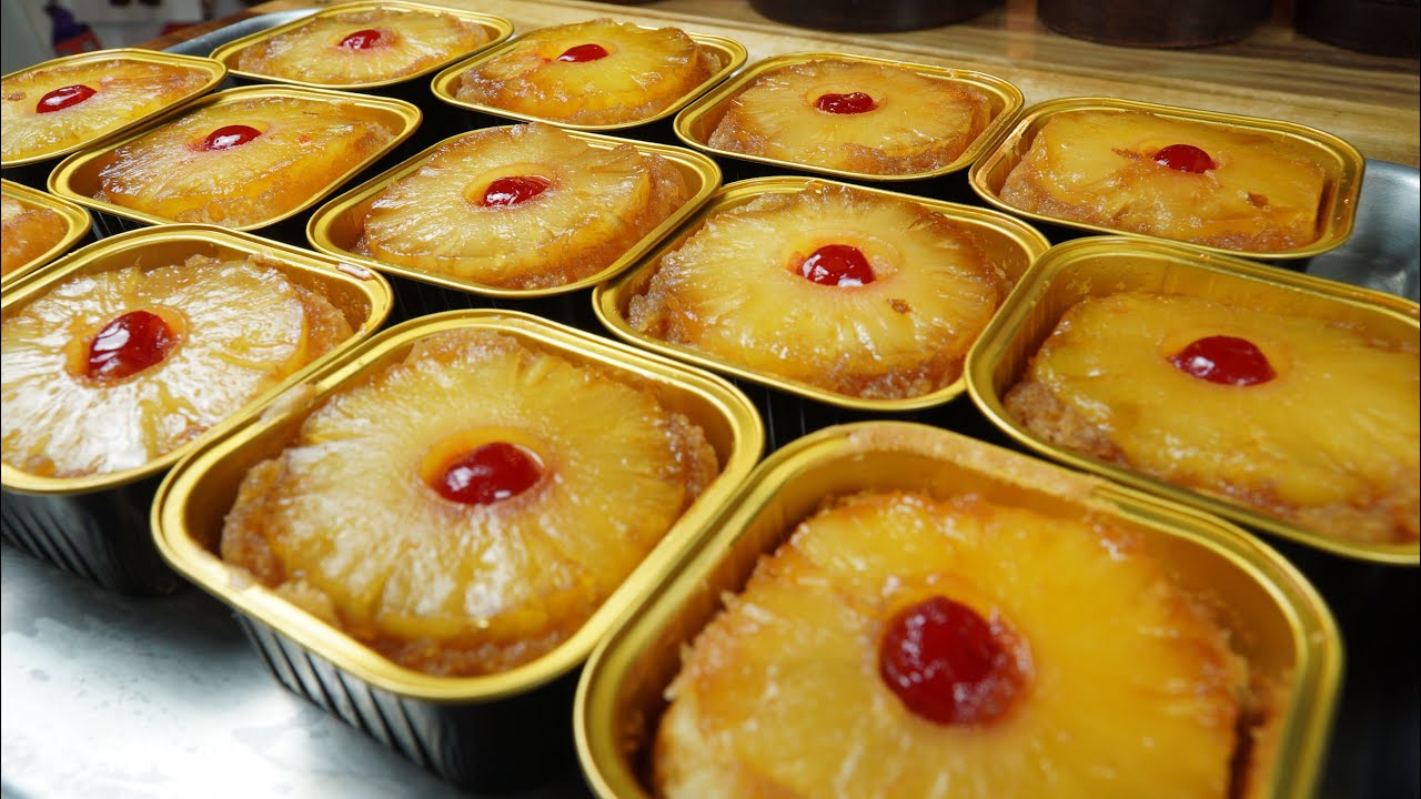 Mini Pineapple Upside Down Cakes