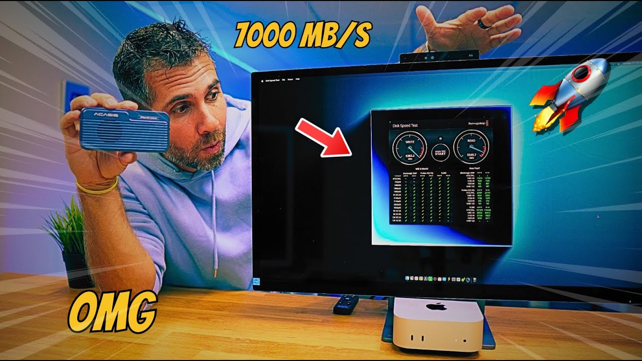 🔥 This External Enclosure is FASTER than the Mac Mini M4 Pro SSD! 😱💨 | Acasis TB501 Pro