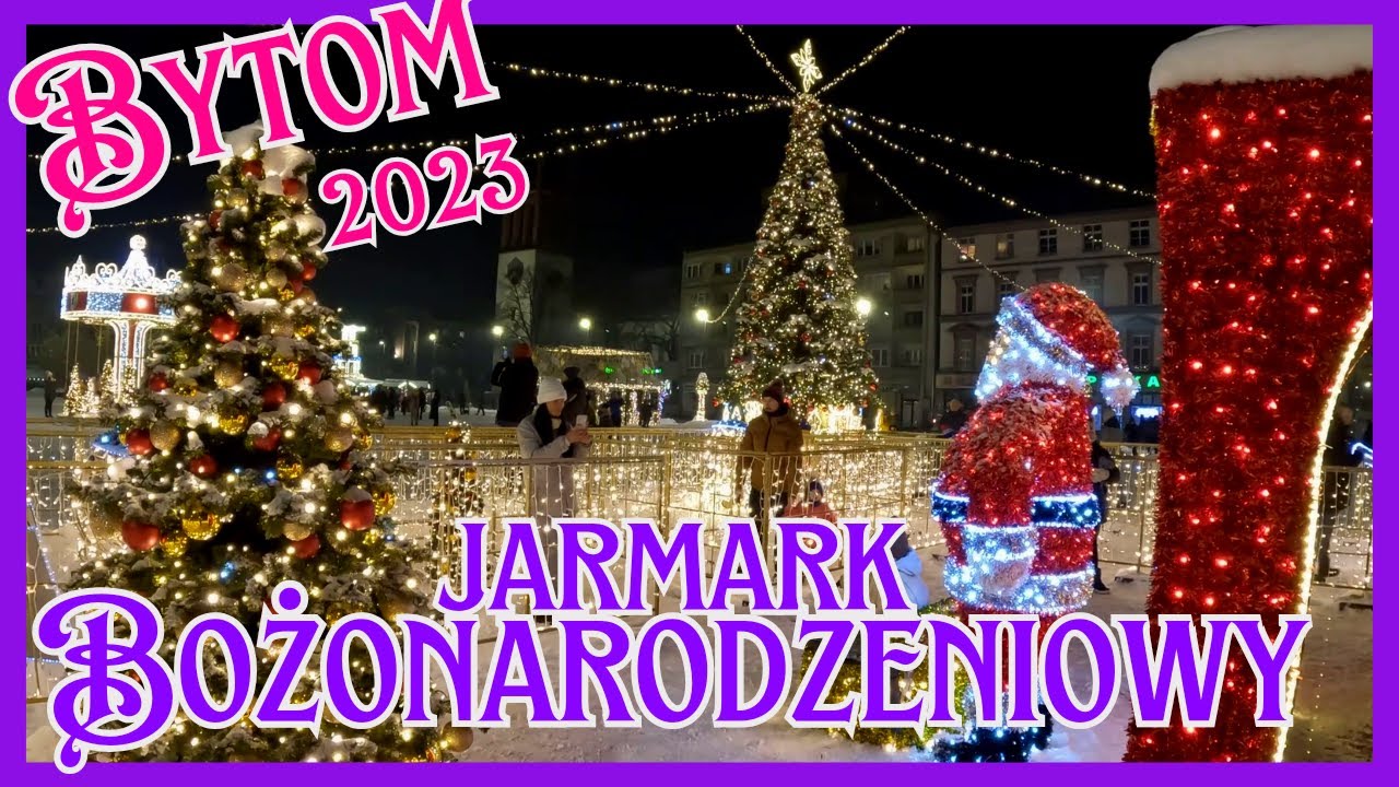 JARMARK BOŻONARODZENIOWY NA RYNKU W BYTOMIU 🎄 2023 🎄 GoPro