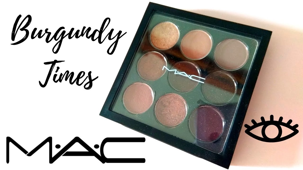 EYE SHADOW X 9 (BURGUNDY TIMES NINE) MAC.