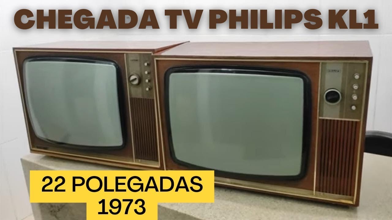 TV PHILIPS KL1 22 POLEGADAS, CHEGADA NA COLEÇÃO, MEGA RARIDADE, MOSCA BRANCA DE OLHOS AZUIS.