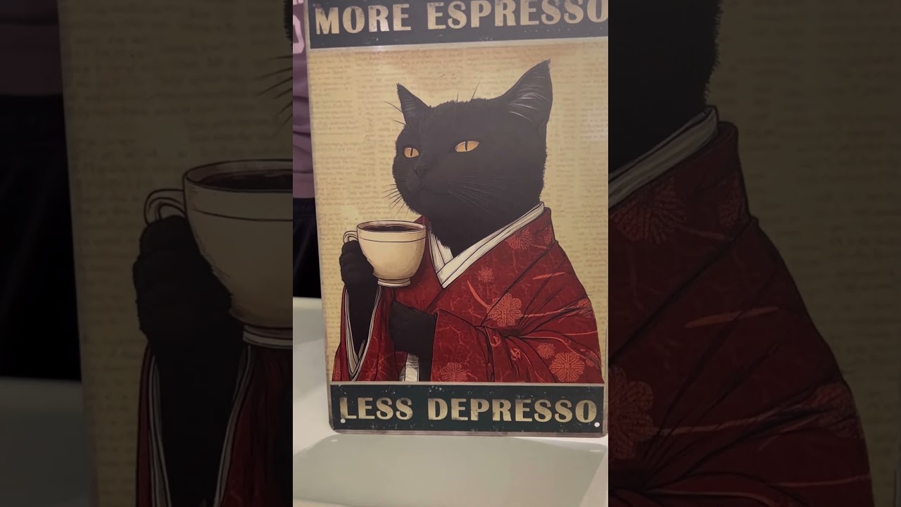 Coffeee time!! 😋#coffee #funny #cat
