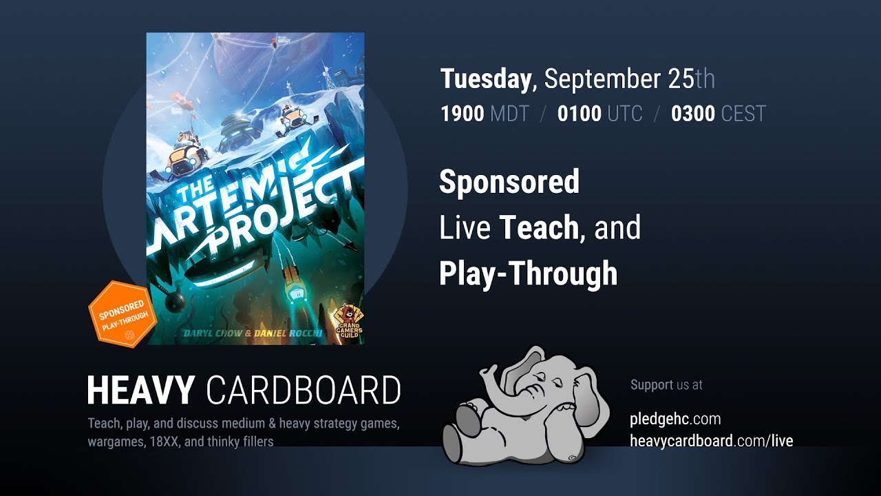 The Artemis Project 4p Play-through & Teaching by Heavy Cardboard