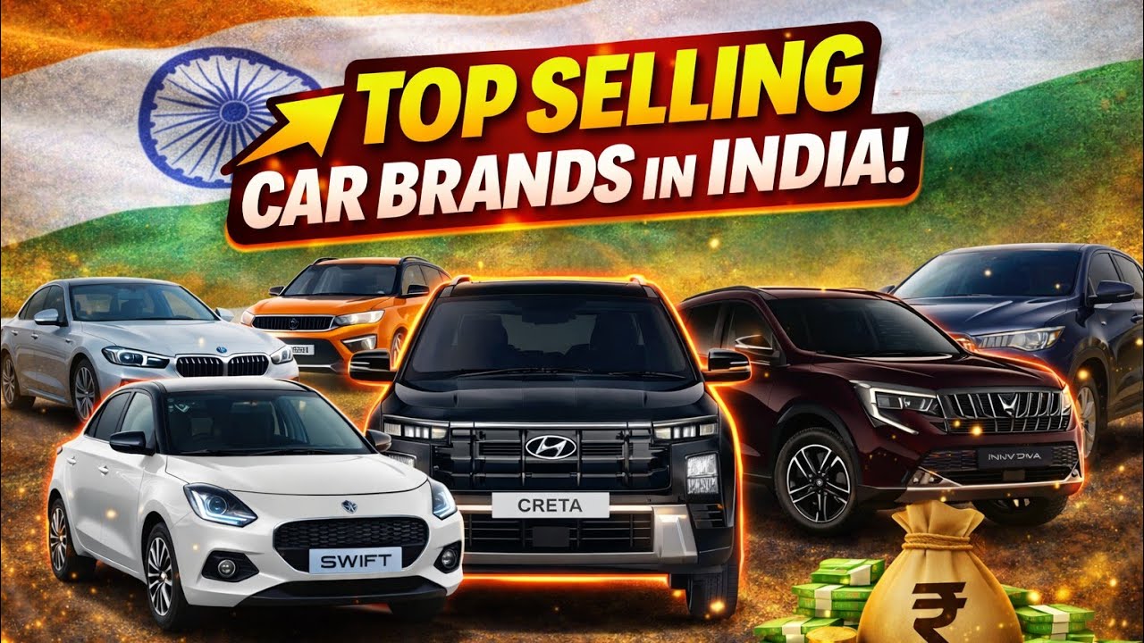 Top 15 Best selling car brands in february 2026 in India 