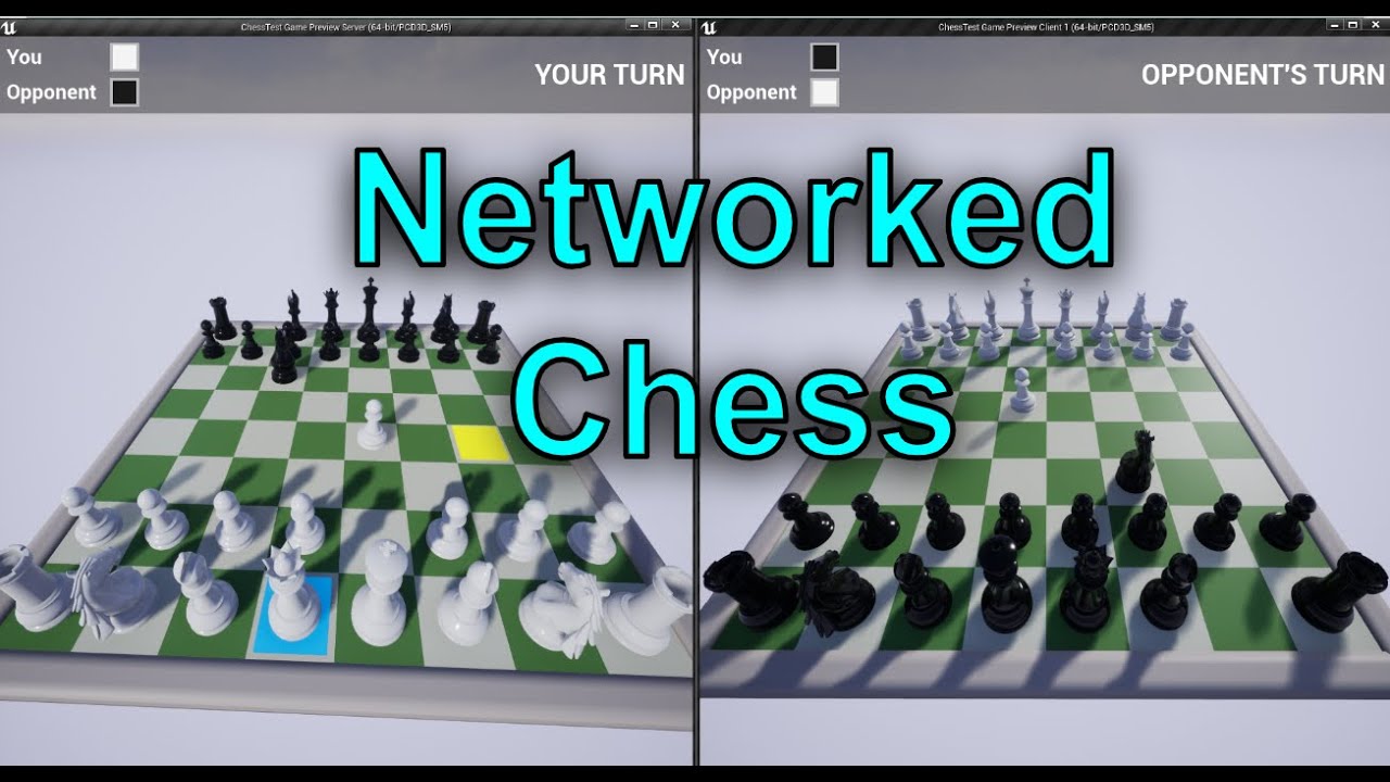 UE4 - Networked Chess (Download In Description)