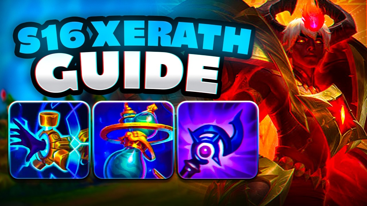 Rank 1 Xerath Guide for Season 16 – Runes, Combos & Builds