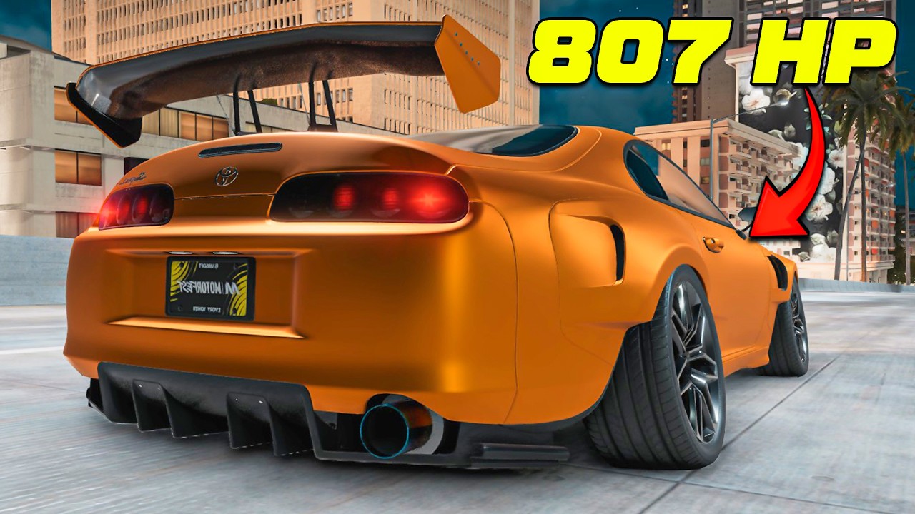 Ultimate Toyota Supra A80 Build🔥 MAX Customization | Motorfest