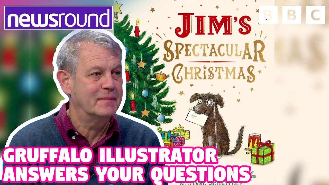 Axel Scheffler: The Gruffalo Illustrator Answers YOUR Questions ✍️ | Newsround