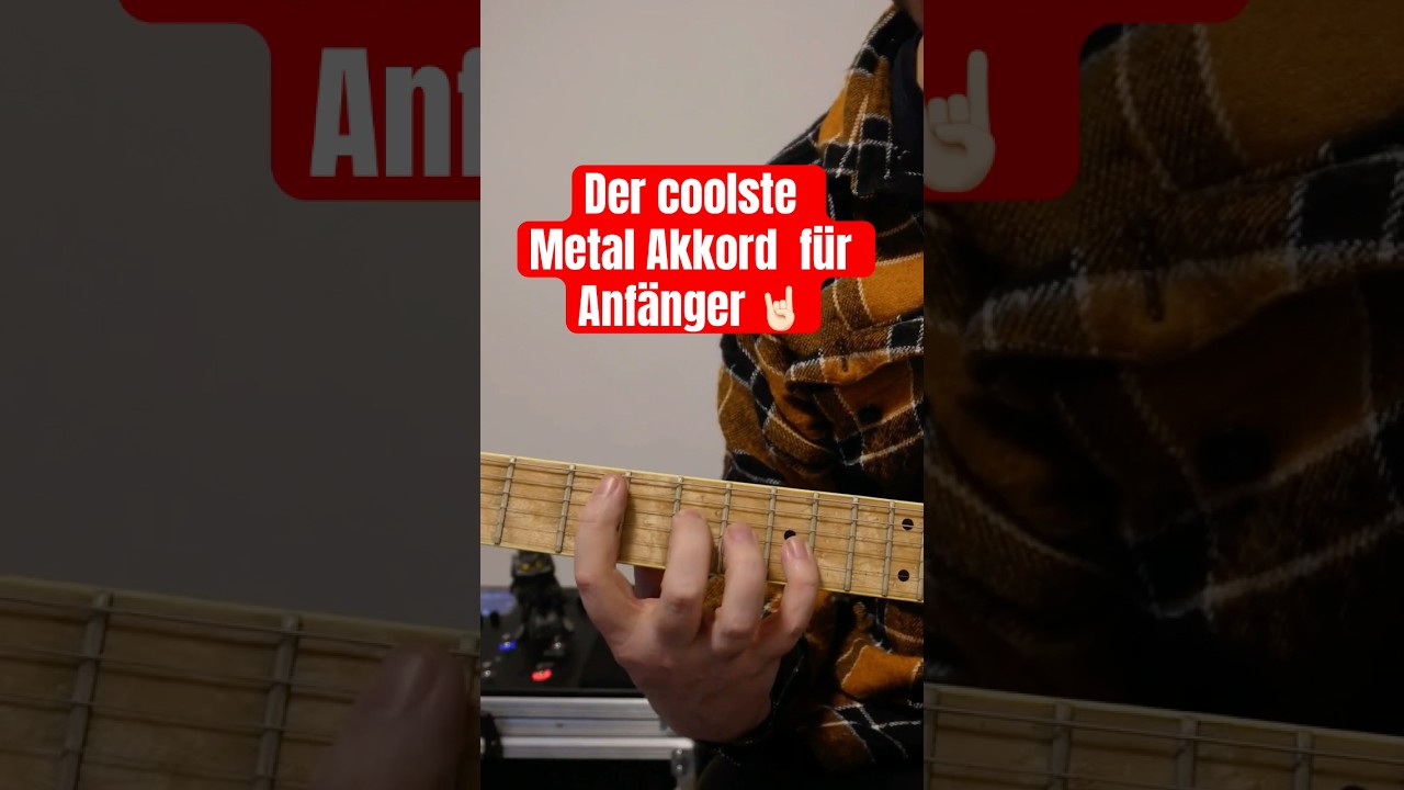 Der Einsteiger-Akkord f&uuml;r fetten Metal-Sound #metal #gitarre