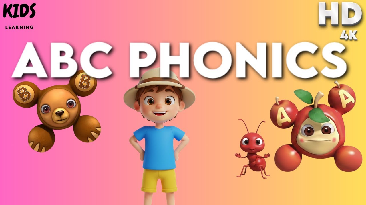 ABC Phonics with Sounds for Children - Alphabet with Two Words for Each Letter