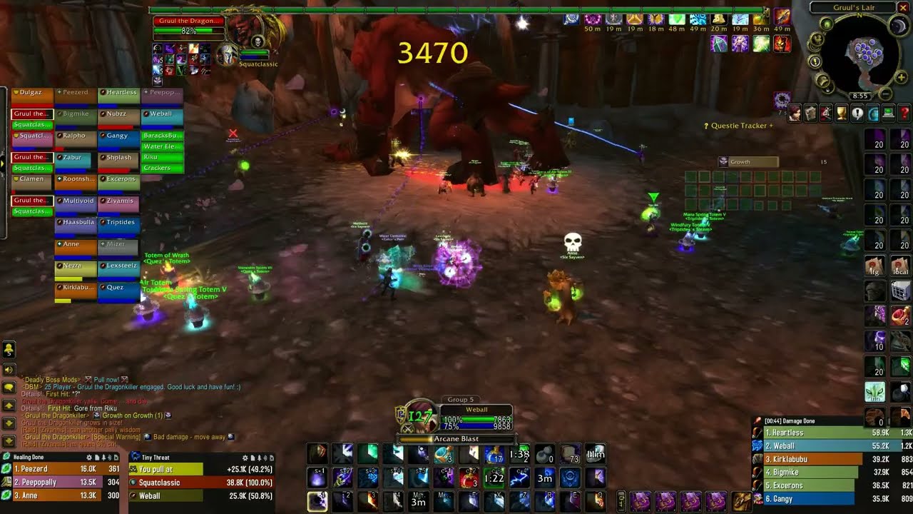 Blasting on Gruul - Top DPS Mage