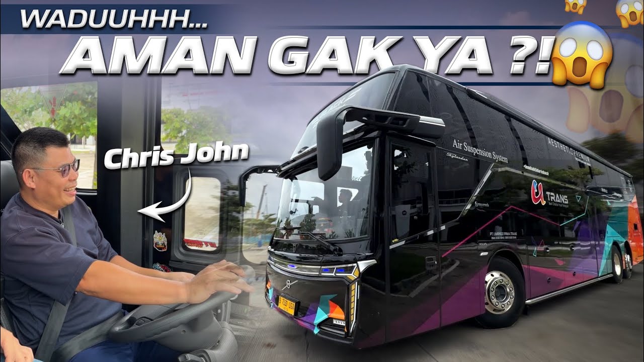 KITA TANTANG CHRIS JOHN NYETIR BUS BESAR‼️UTrans Volvo B11R