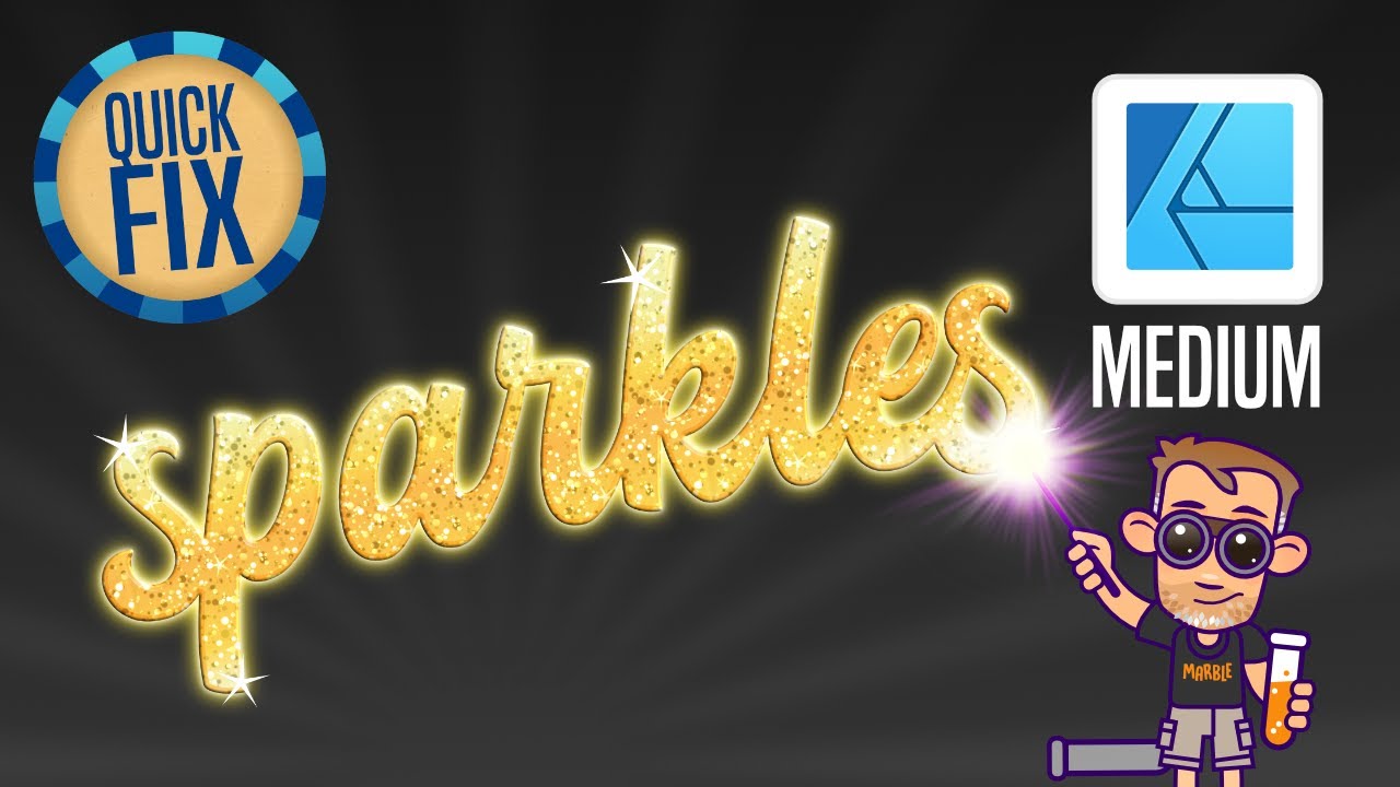 Affinity Designer Tutorial - Quick Fix - Design a Seamless Sparkle Effect