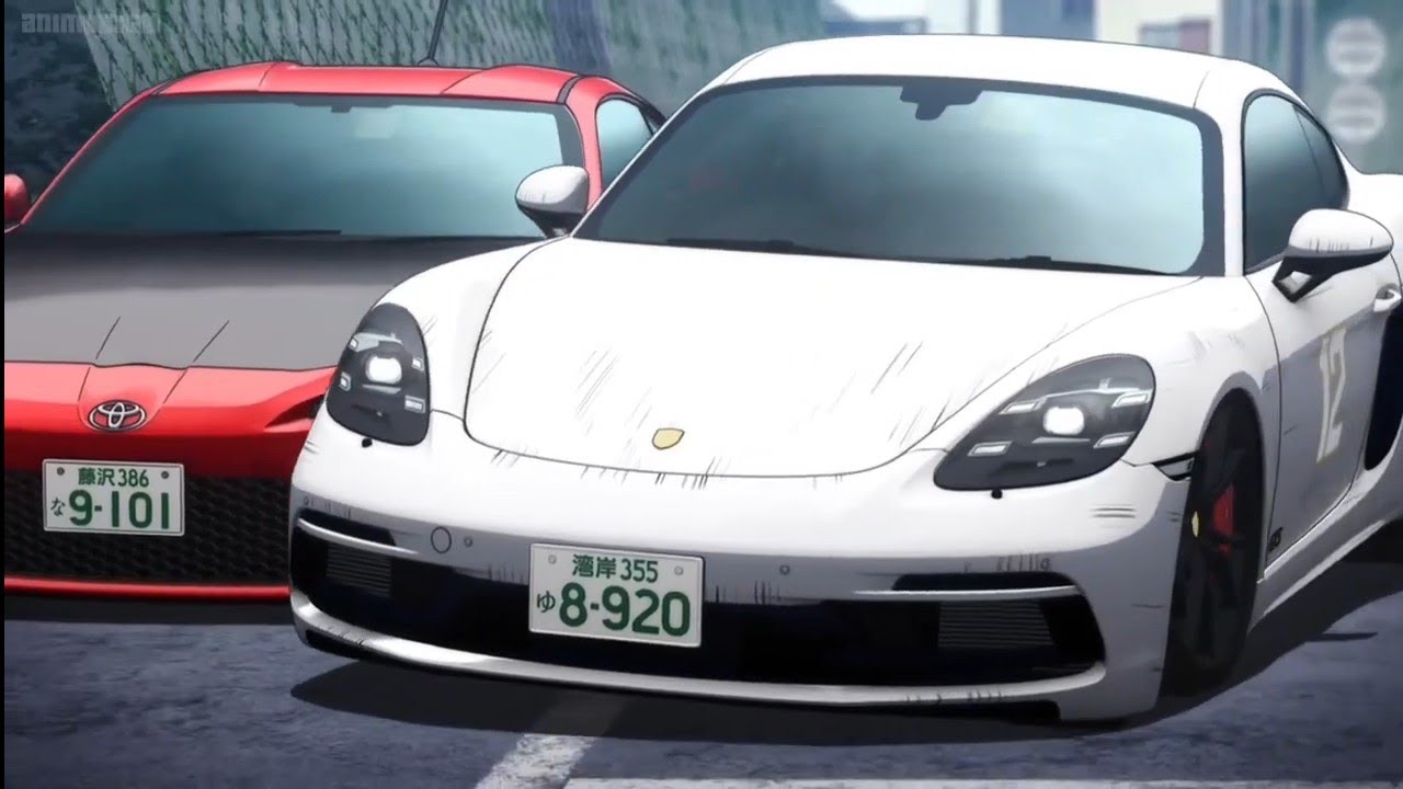 【MF GHOST 3rd Season &bull; EP4】Michael overtakes Kanata (Toyota GT86 VS Porsche GTS)