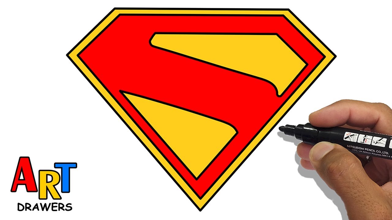 How to Draw SUPERMAN 2025 | Step By Step - LOGO