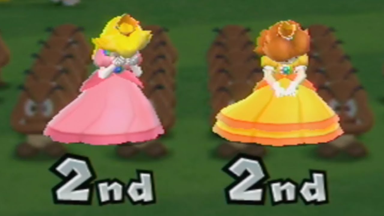 Mario Party 9 - Garden Battle - Peach vs Daisy