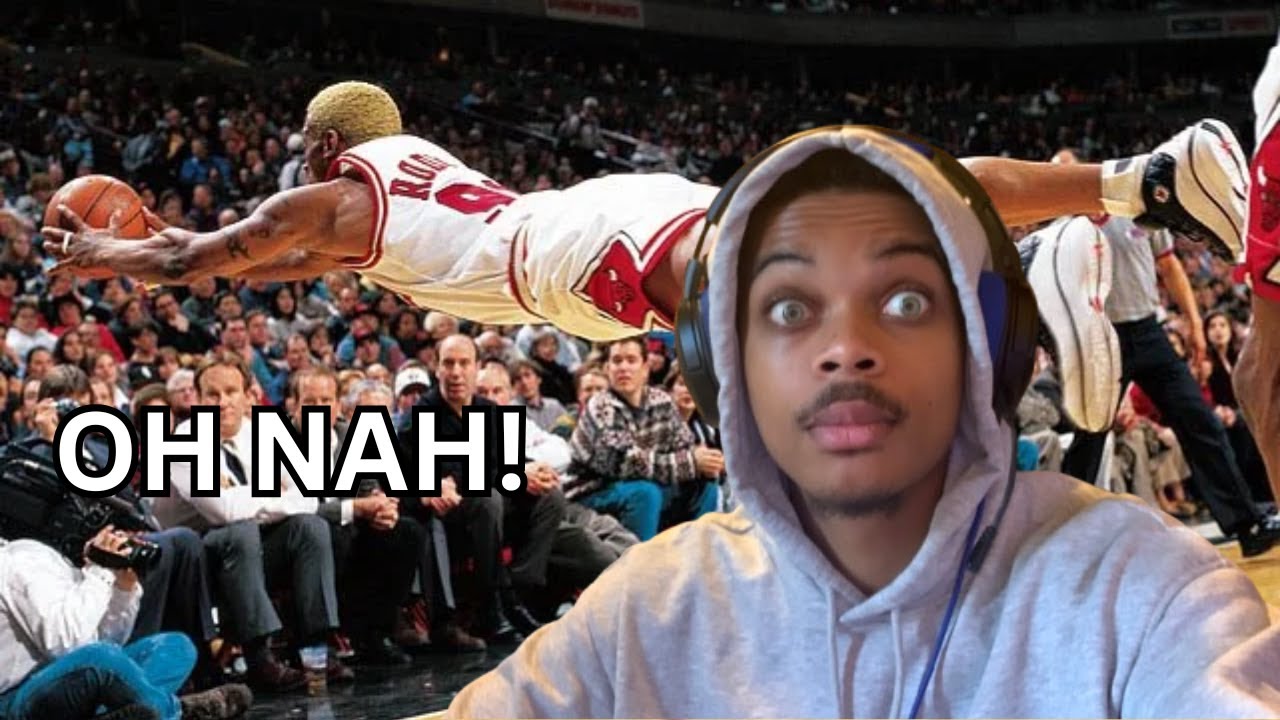Young NBA Fan Reacts to Dennis Rodman Highlights