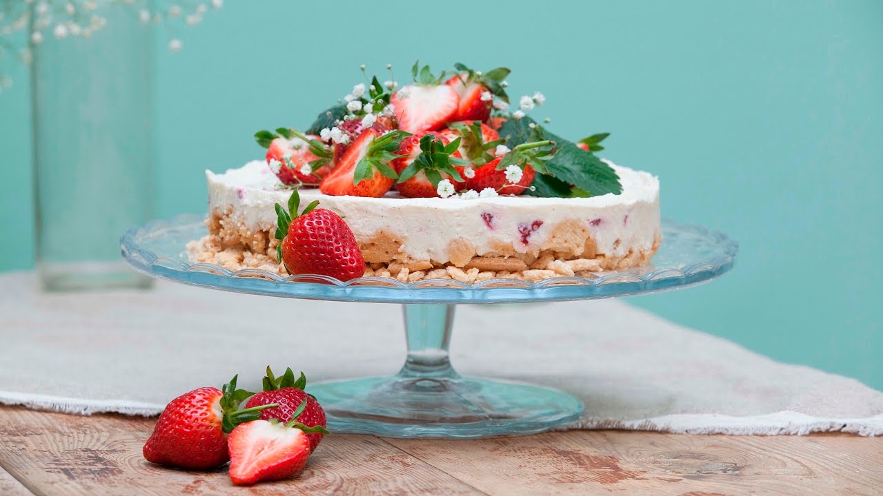 Aardbeientaart (glutenvrije)