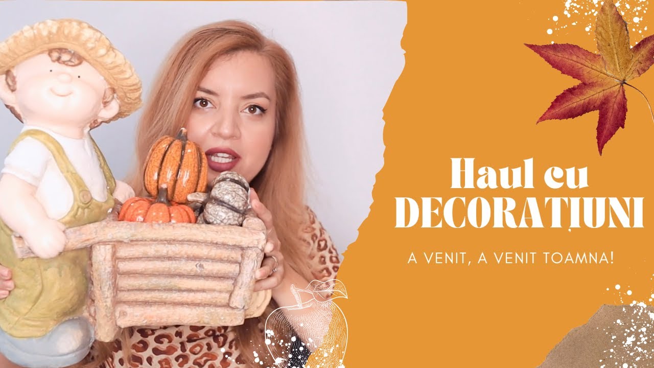 Decorațiuni de toamnă, de Halloween și de toate zilele 🍂🍁🎃