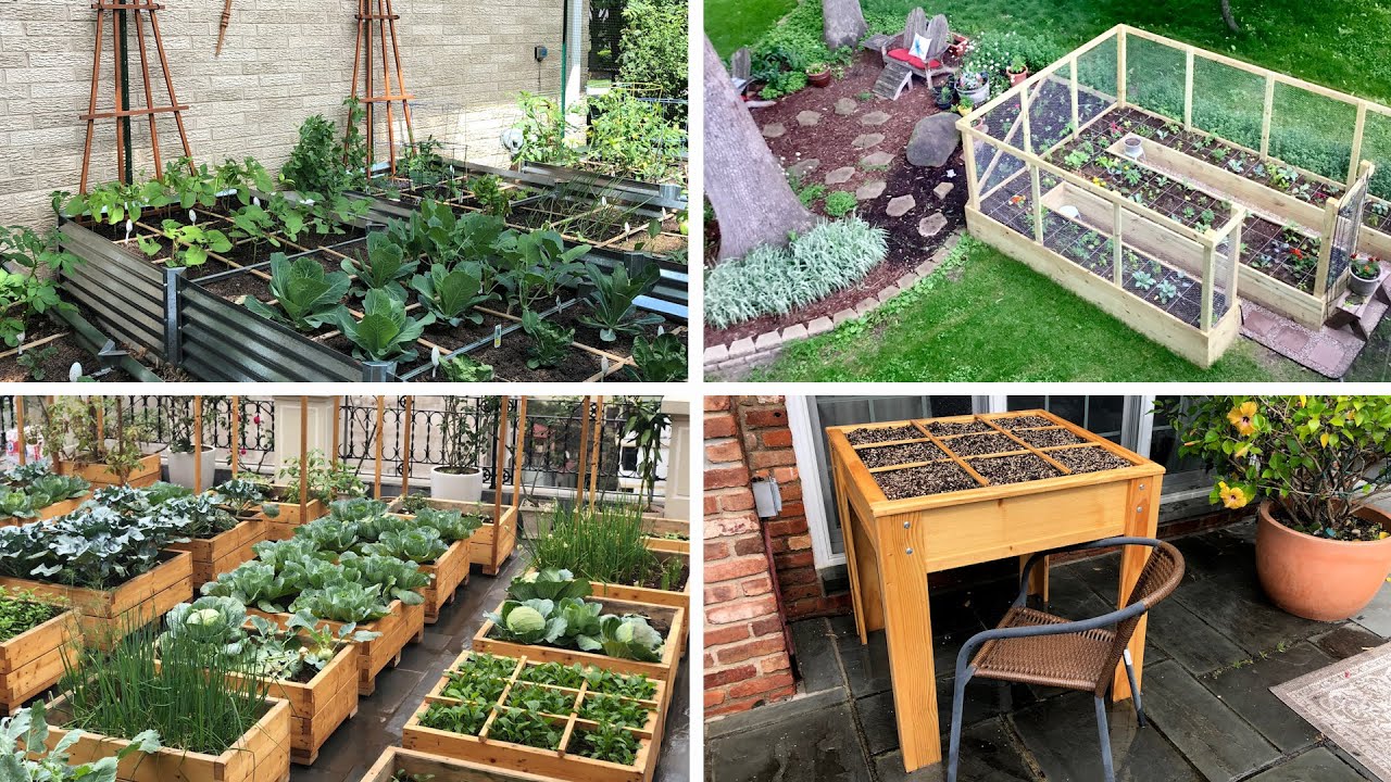 RAISED GARDEN Bed Design INSPIRATION | Square Foot Gardening