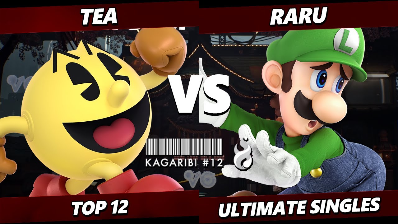 Kagaribi 12 - Raru (Luigi) Vs. Tea (Pac-Man) Smash Ultimate - SSBU