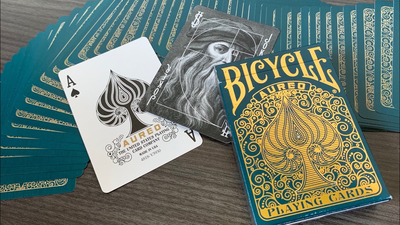 Aureo Playing Cards - Bicycle - Deck Review!