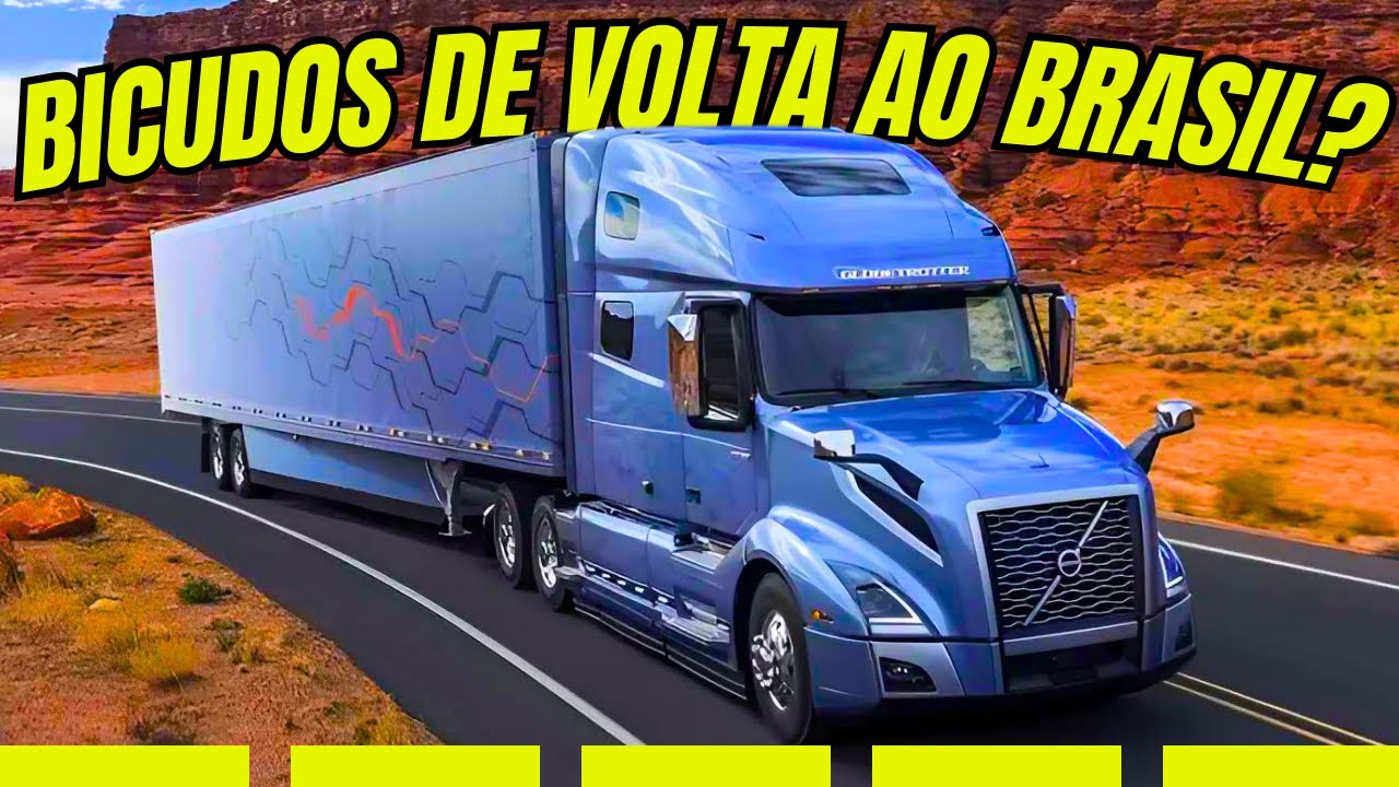 NOVO CAMINHÃO BICUDO DA VOLVO É FLAGRADO NO BRASIL | VOLVO VNL