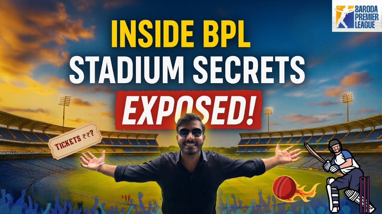 Baroda Premier League | Kotambi Stadium Ka Inside Tour 😱 Aisa Kuch Nahi Dekha Hoga! | #vlog 16