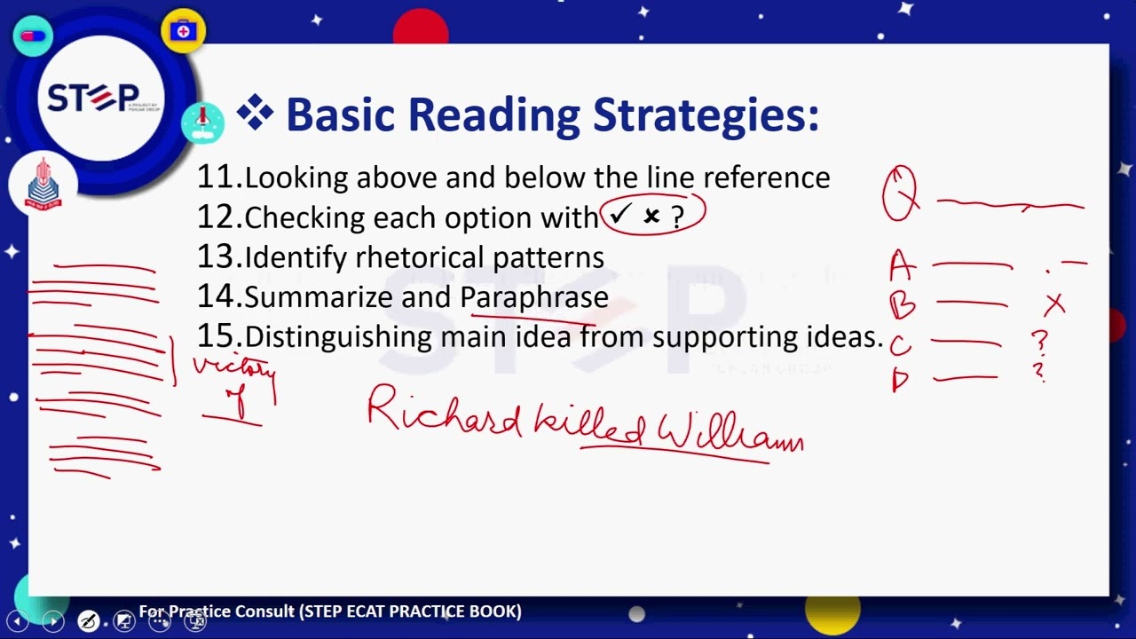 Step ECAT - English - Reading comprehension