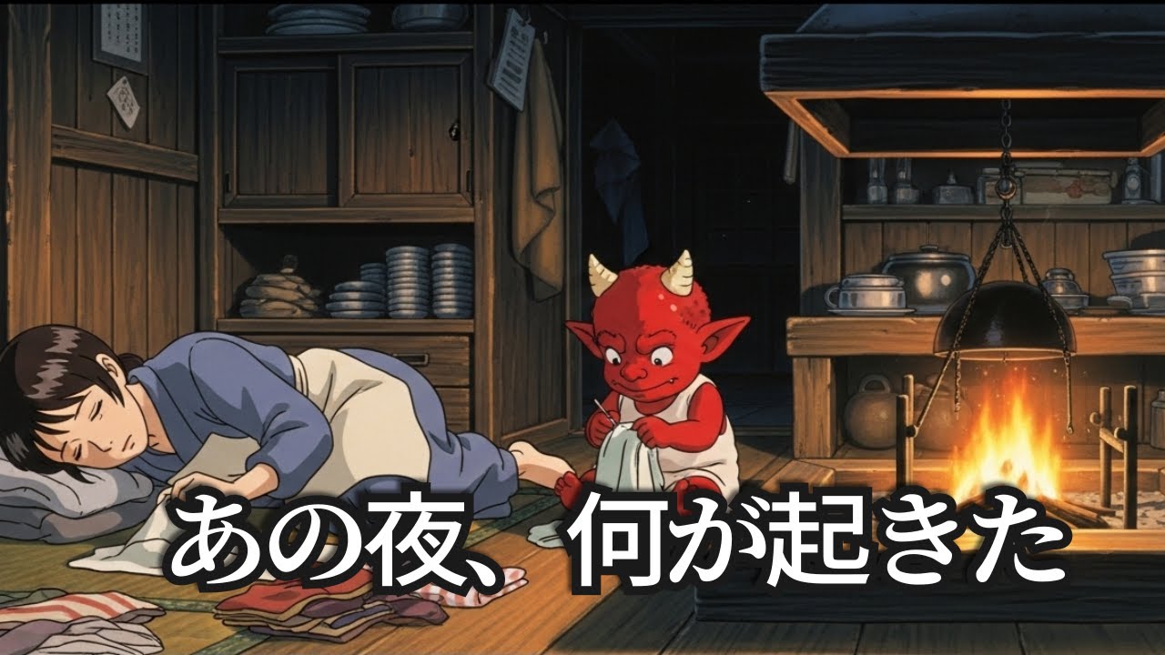 あの夜、何が起きた｜眠っている間に起きた、やさしい奇跡【日本昔ばなし】