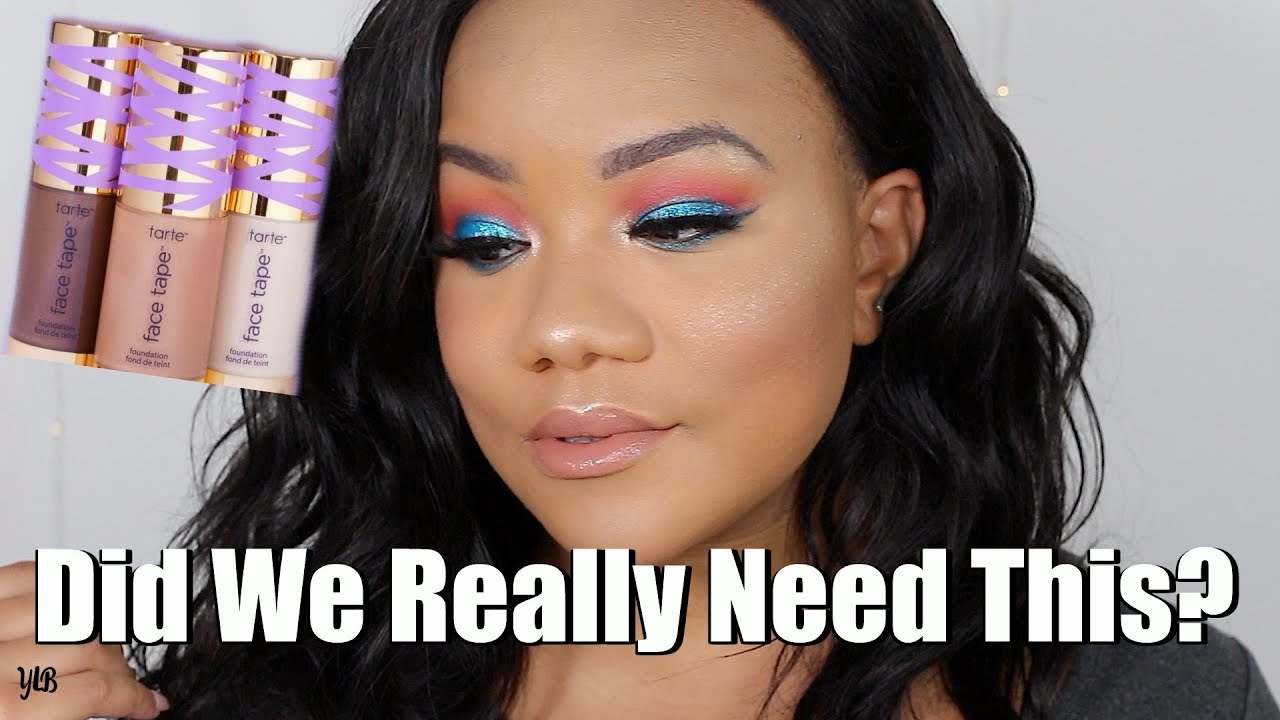 TARTE FACE TAPE FOUNDATION DEMO AND WEAR TEST // DO YOU NEED IT?