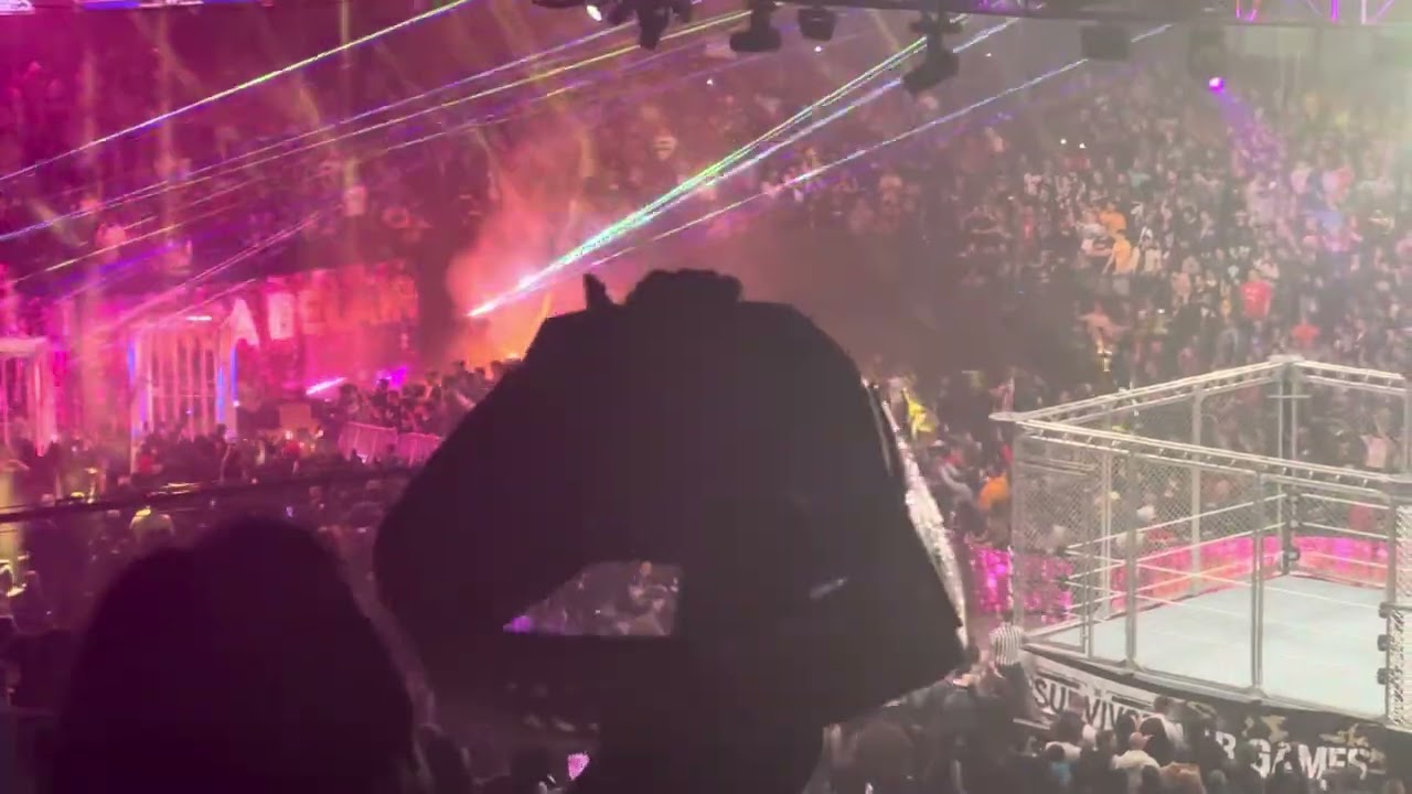 Women’s wargames match entrances live
