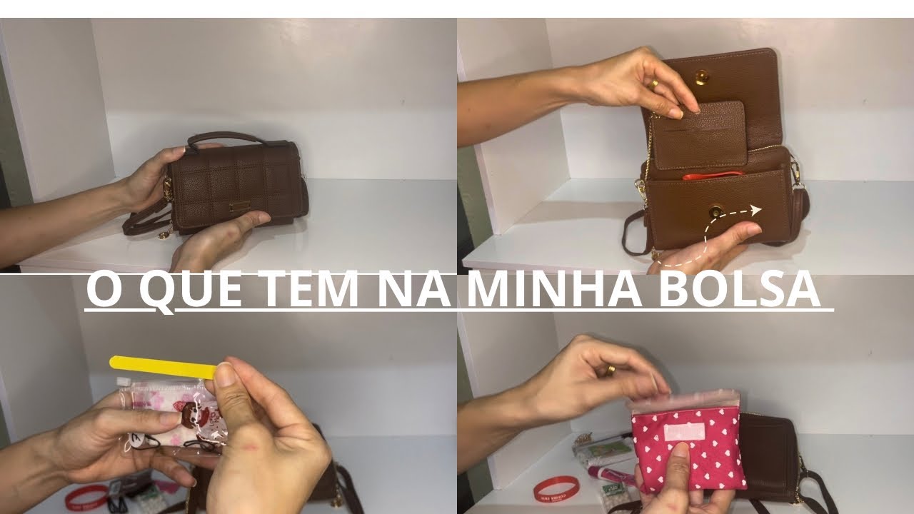 O que tem na minha mini bolsa 👜 #oquetemnaminhabolsa #bolsa #autocuidado #viagem #viralvideo