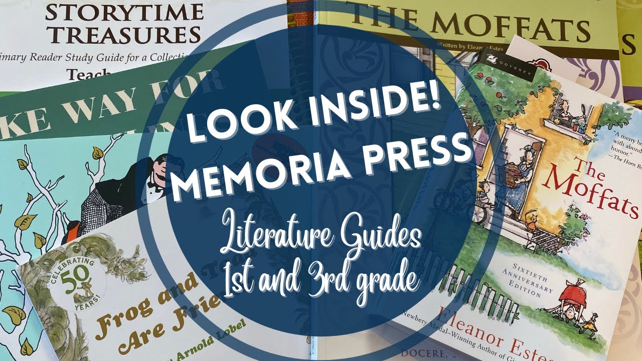 Look Inside Memoria Press Curriculum | Literature Guides