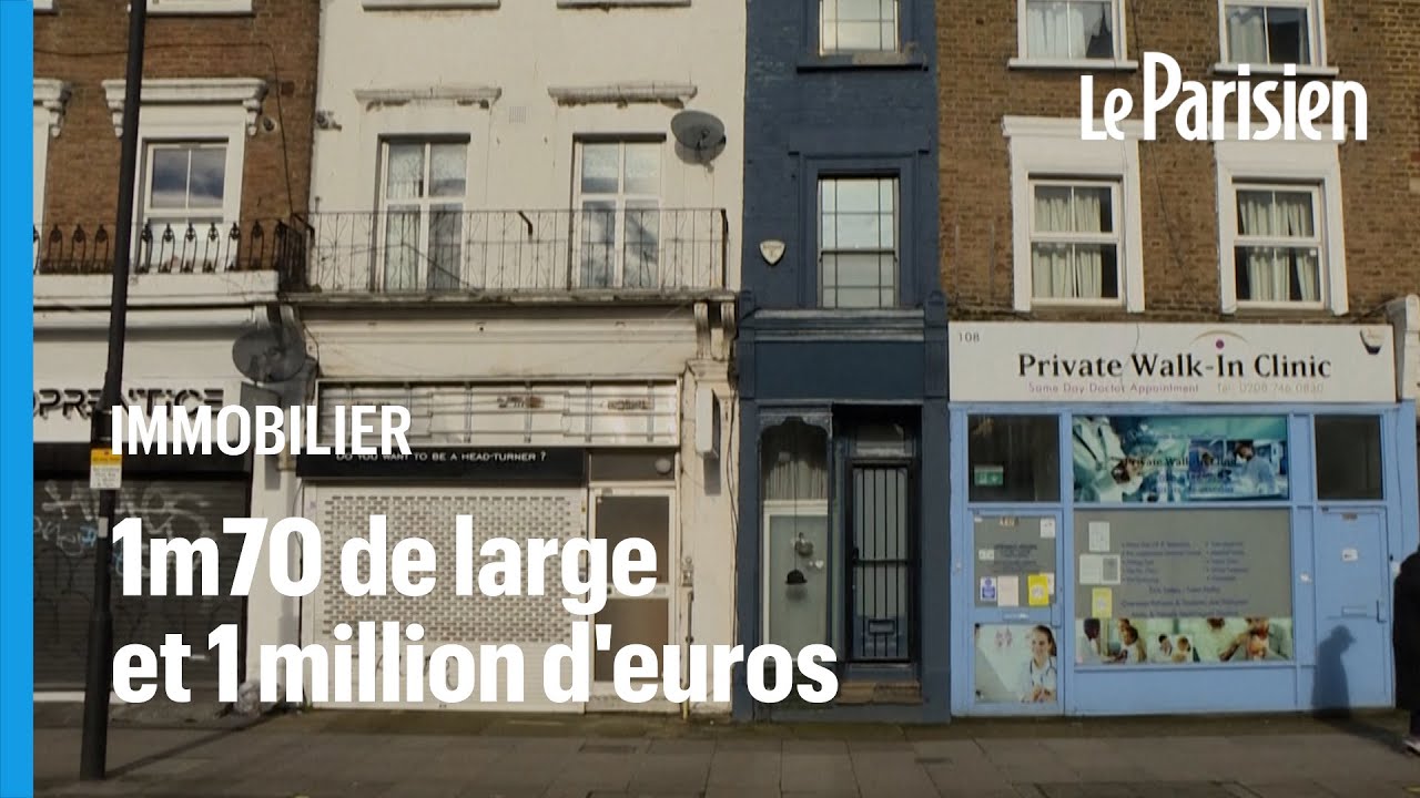 La maison la plus &eacute;troite de Londres est &agrave; vendre (et elle est ch&egrave;re)
