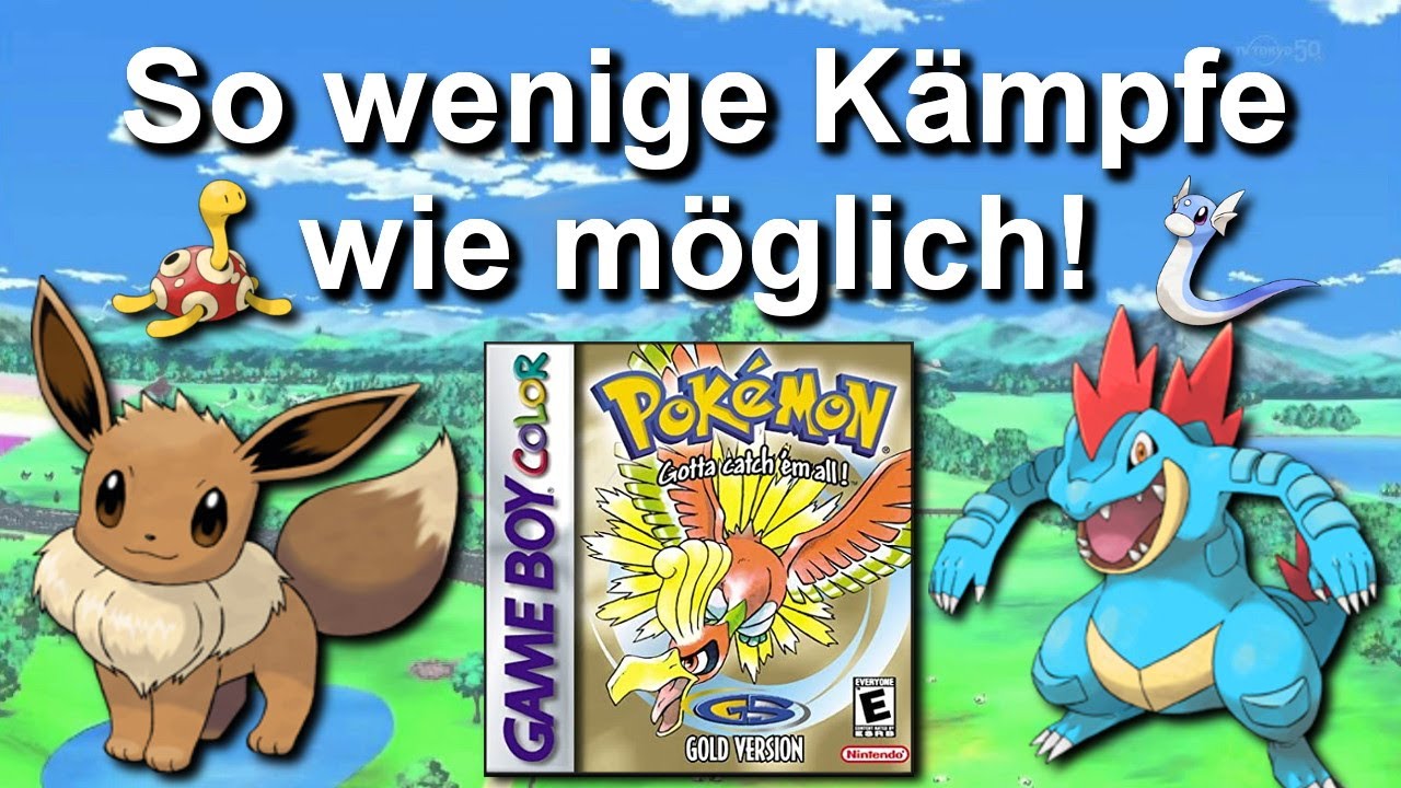 Kann man Pokemon Gold durchspielen ohne Pokemon zu fangen? (+ So wenig Kämpfe wie möglich)