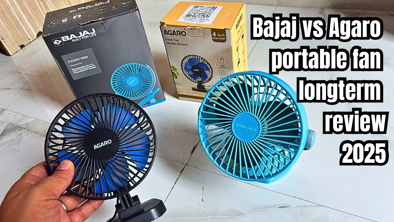Mini Fan 4-Months Review | Bajaj vs Agaro – Real Experience & Verdict!