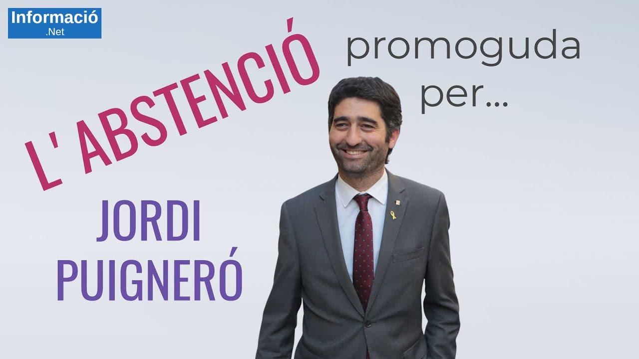 L'abstenci&oacute; promoguda per Jordi Puigner&oacute;