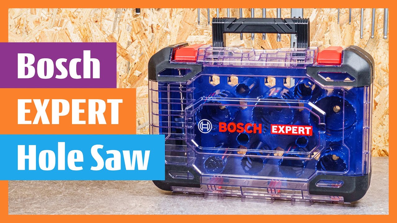 Bosch EXPERT Tough Material Hole Saw Set LONG LIFE CUTTING HOLES IN MULTI MATERIAL