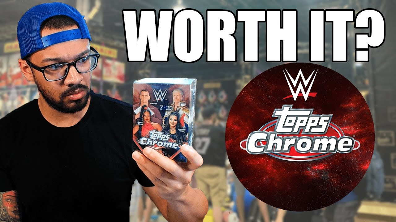 Распаковка коробки с картами WWE Topps Chrome (стоит ли оно того?)