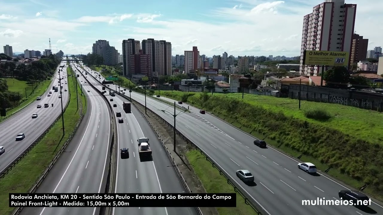 RODOVIA ANCHIETA KM 20 - SENTIDO SÃO PAULO - ENTRADA DE SBC
