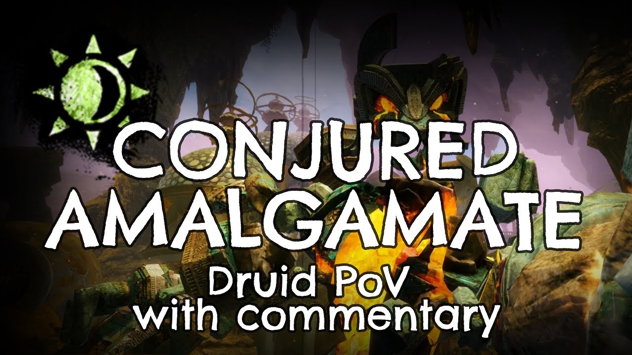 GW2 | W6 Conjured Amalgamate | Druid PoV with commentary (shields)