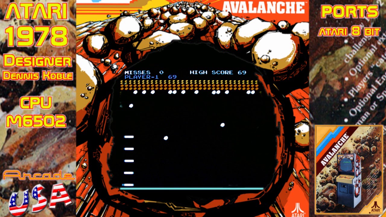 1978 Atari's Avalanche