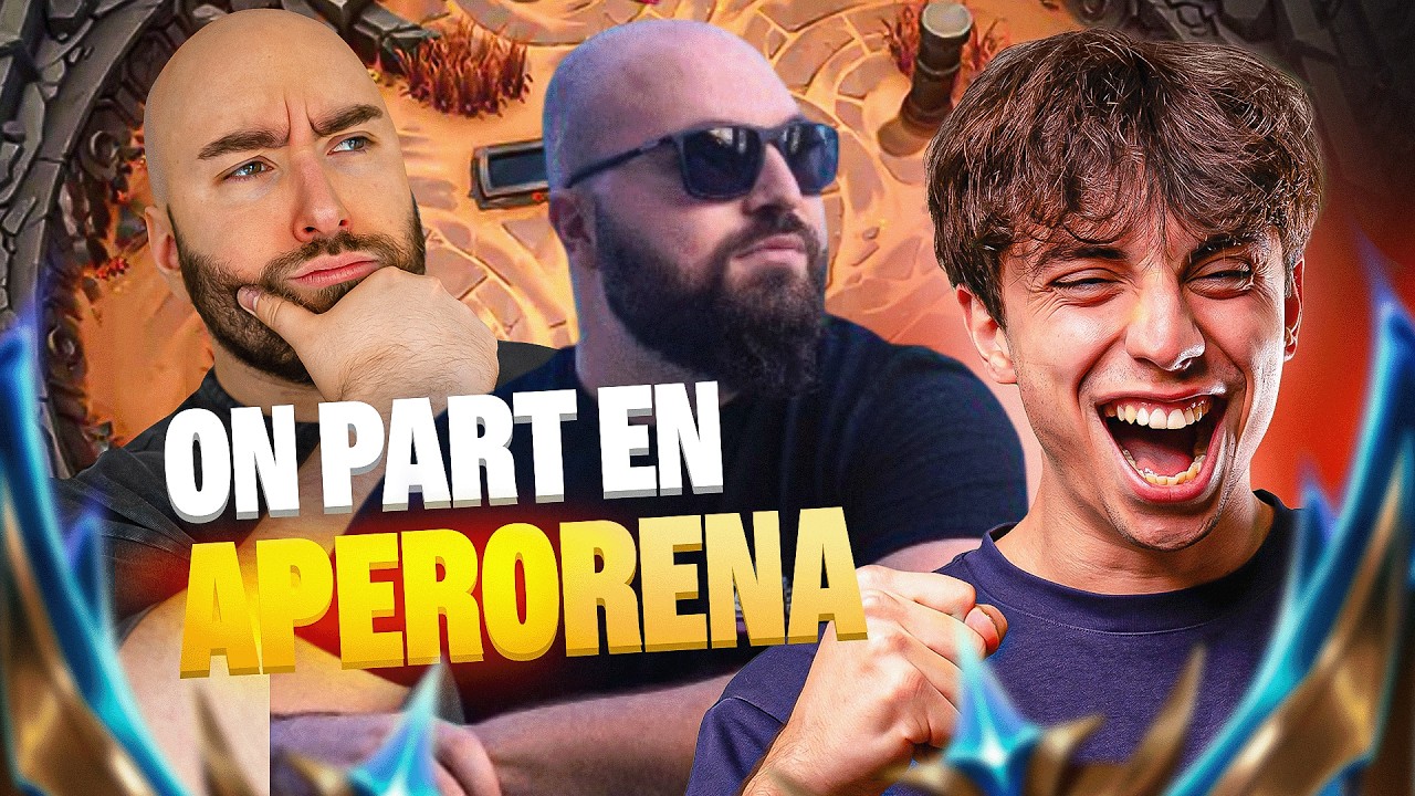 NOUVEAU CONCEPT AVEC ALDE ET SLIPIX : L'AP&Eacute;RO AR&Eacute;NA ! - ARENA AVEC ALDERIATE ET SLIPIX