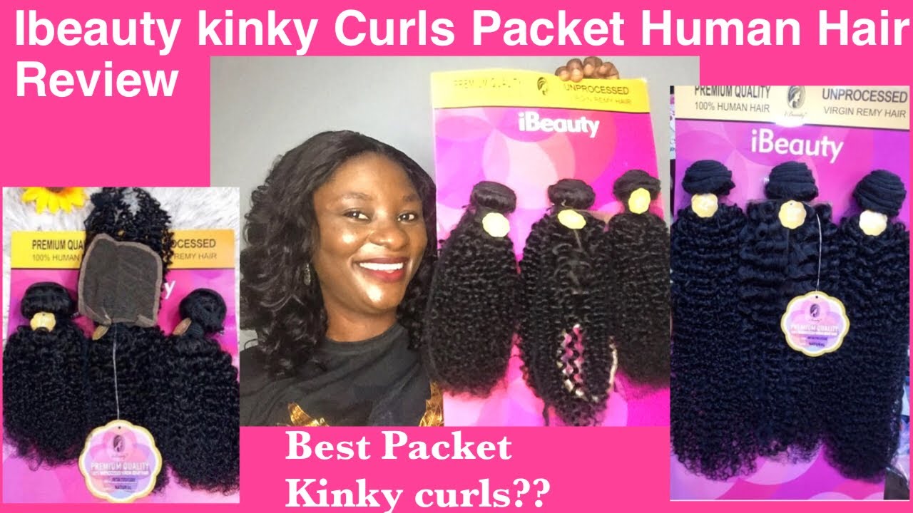 Curly Human Hair Review|Ibeauty Kinky Curls Packet Human Hair Review|Did Ibeauty get a pass mark?